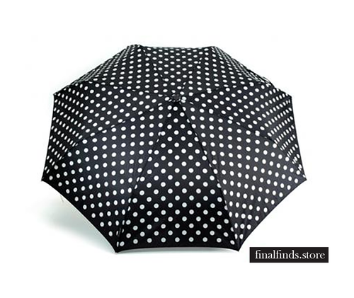 Dames paraplu opvouwbaar - Els zwart 530461zw