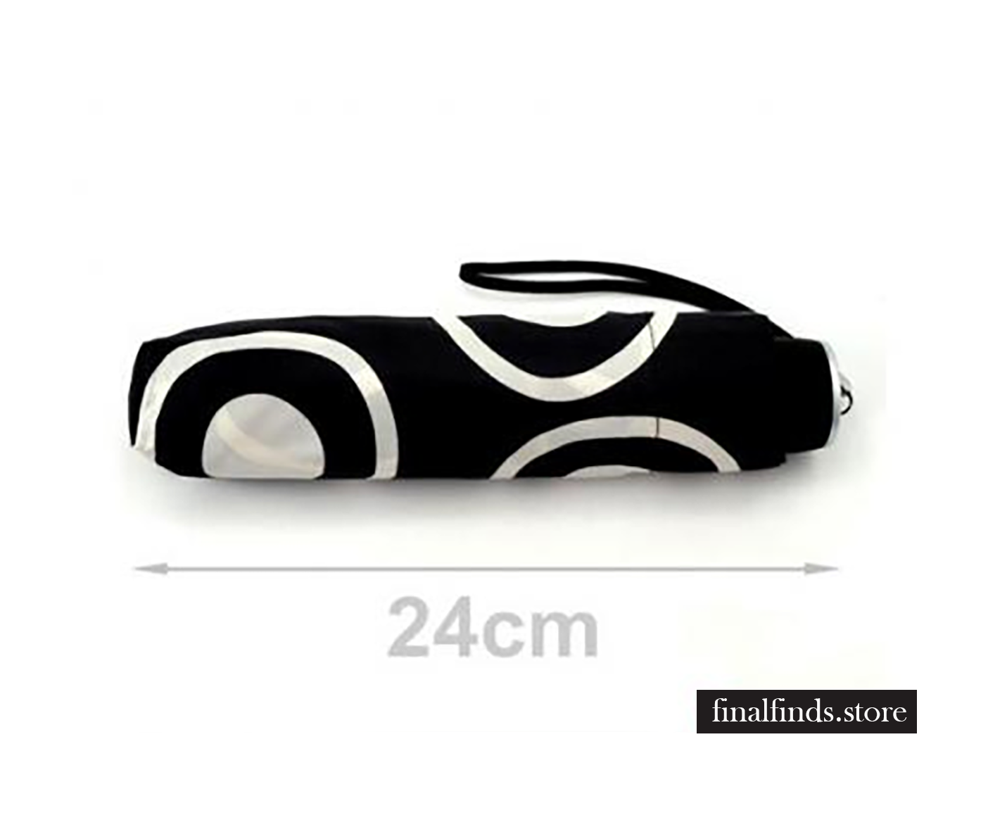 Dames paraplu opvouwbaar - Monika zwart 530666zw