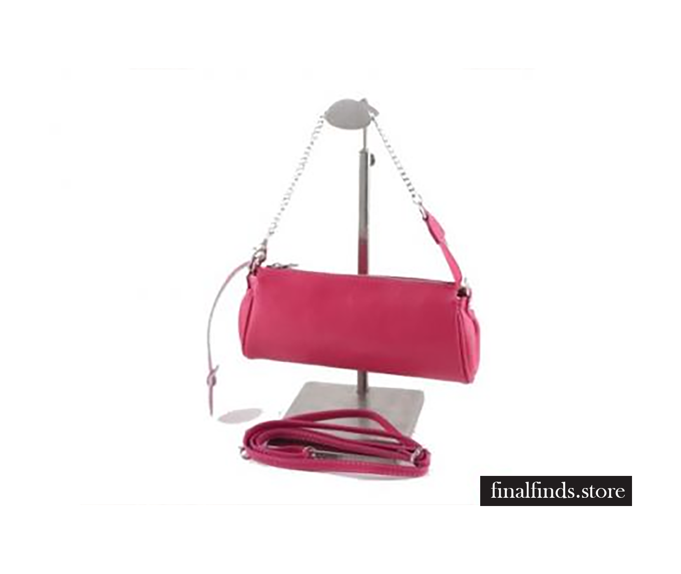 Lederen dames handtas - Lin Hall - paars COT1020PR