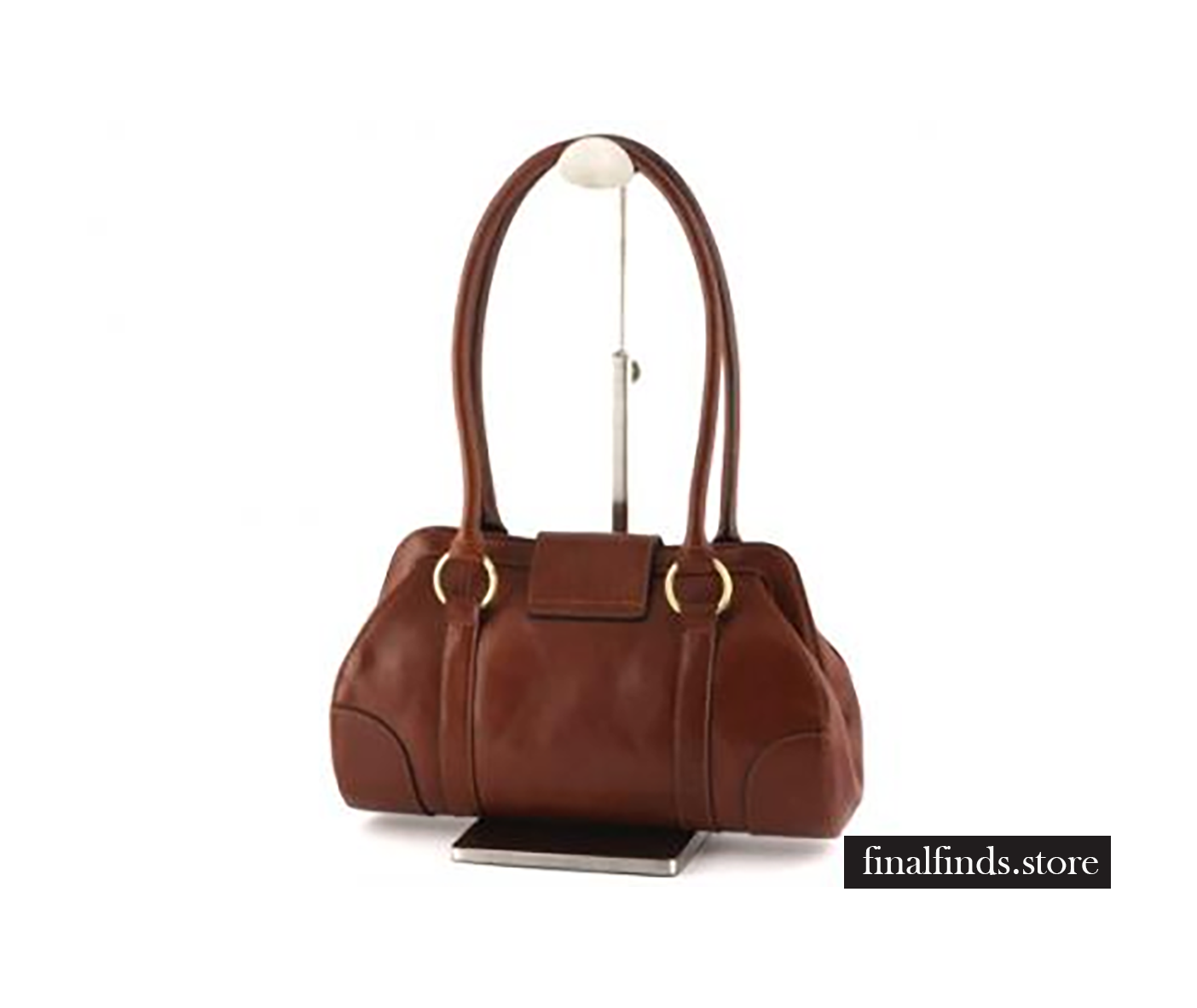 Lederen dames schoudertas Castle of Corroy - bruin COT1223br