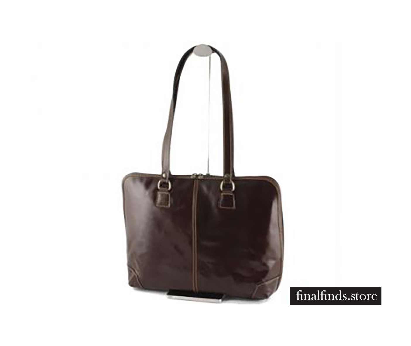 Leren dames aktetassen - Albrechtburg - donker bruin COT1231db