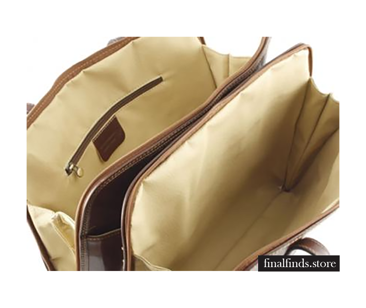 Leren dames aktetassen Volkerschlachtdenkmal bruin cot5614br