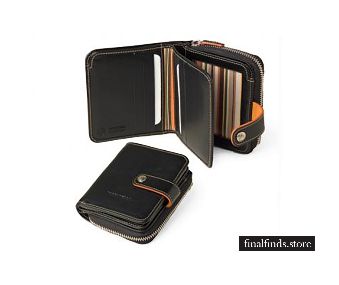 Leren dames portefeuille Toscanella - zwart CCOD553VAzw