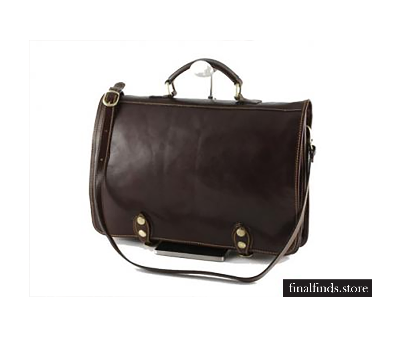 Leren heren aktetassen - Reichenturm - donker bruin COT5002db