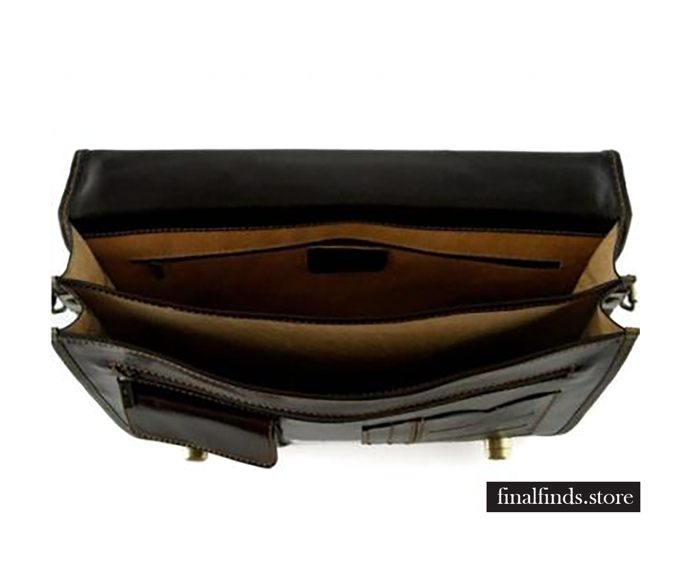 Leren heren aktetassen - Reichenturm - donker bruin COT5002db