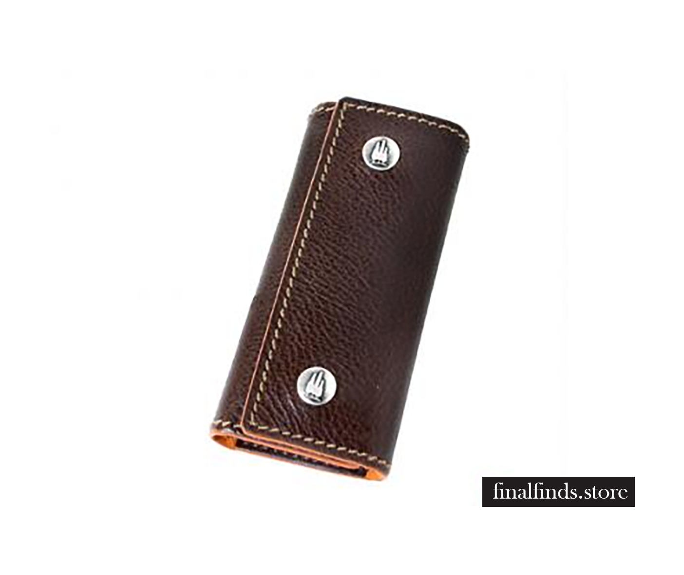 Leren sleutelhanger Toscanella fold-up - donker bruin CCOD522VAdb